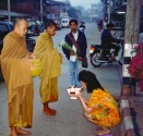 Making Merit at Dawn in Chiang Rai, Thailand - Mari Nicholson